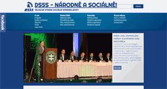 Desktop Screenshot of dsss.cz